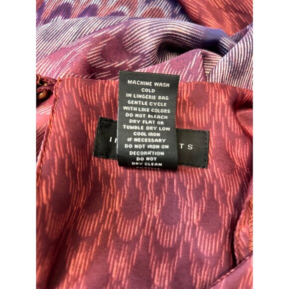 Investments Womens Large Multicolor Ombré Blouse With Keyhole Neckline & Metal D - Picture 6 of 8